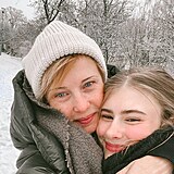 Jitka Schneiderov s dcerou Sofi Annou.