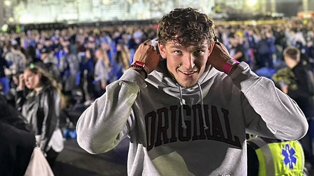 Zbyněk Vlček na koncertě the Weeknda