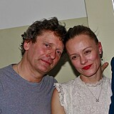Linda Rybov a David Pracha v roce 2014.