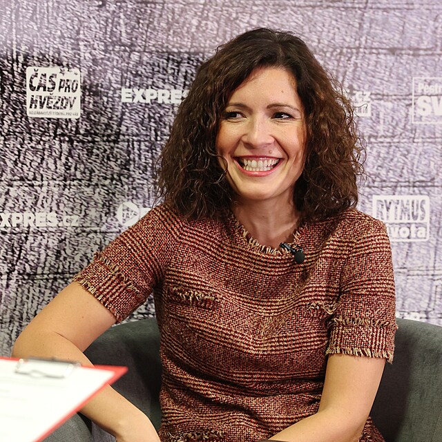 Romana Goščíková ve studiu Expresu