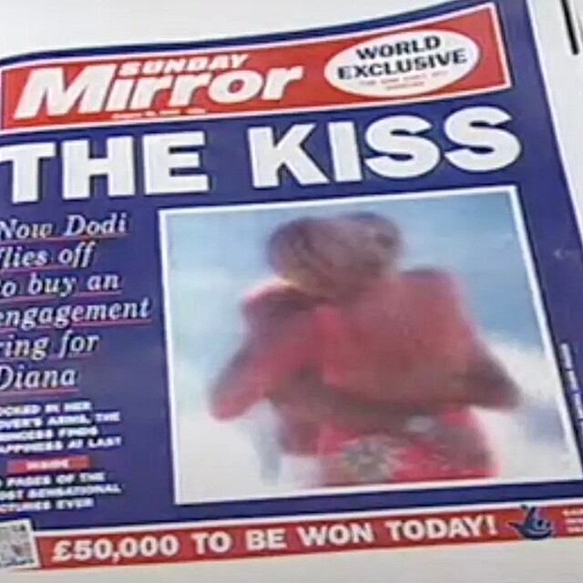 Takto vypadala titulní strana britského Sunday Mirror.