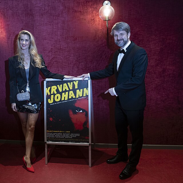 Hvězda filmu Krvavý Johann Jana Bernášková s manželem Rudolfem Merknerem.