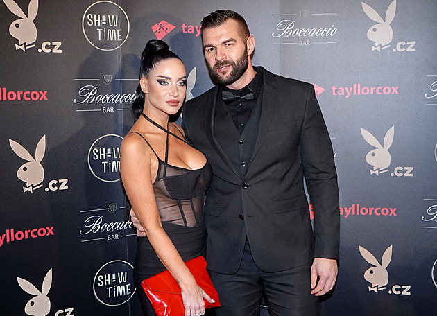 Na Playboy party dorazila také Andrea Pomeje s partnerem Petrem.