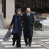 Poheb Jany Hlavov  (85): Simona Postlerov a Ladislav Frej