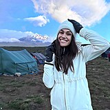 Andrea Kalousov jde zdolat horu Kilimandro