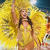 Veronika Llov na karnevalu v Rio de Janeiro