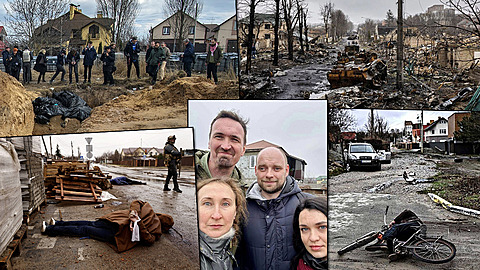 Novináka Jevhenija Bobriková se stala svdkyní hrz, které se odehrávaly v...