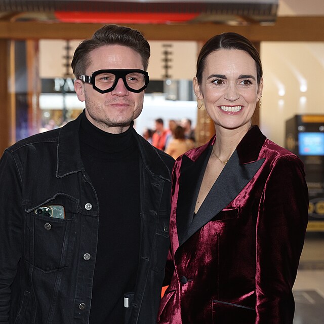 Ondřej Brzobohatý a Daniela Brzobohatá na premiéře filmu Gump