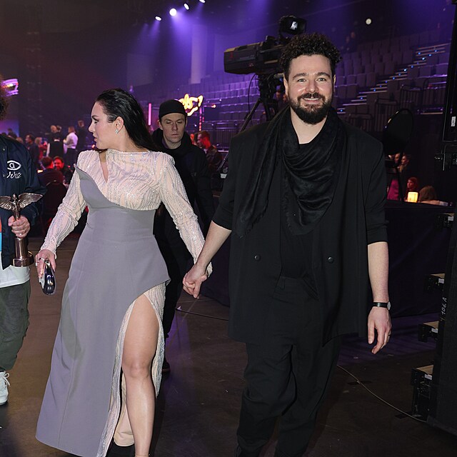 Ewa Farna zářila na Andělech s manželem Martinem.