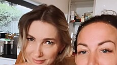 Dominika Mesarošová a Agáta Hanychová jsou velké kámošky.