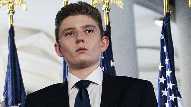 Barron Trump je novou hvězdou zámoří