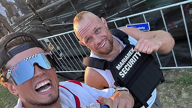 Jon Mariánek s Filipem Grznárem