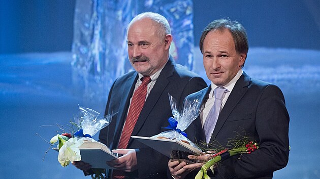 Marek Wollner na předávání cen.