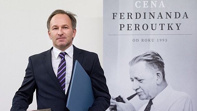Marek Wollner na předávání cen.