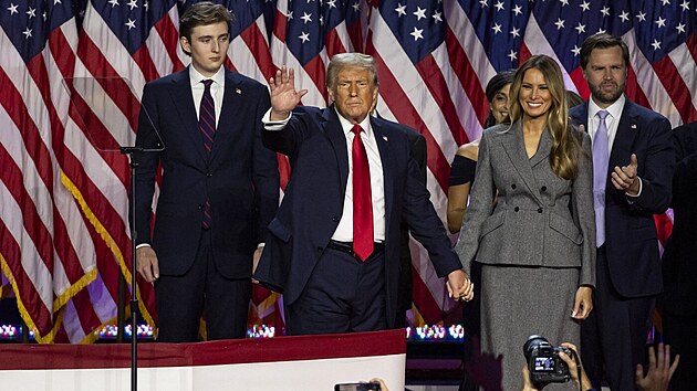 Barron Trump s rodinou