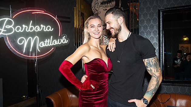 Barbora Mottlová na křtu jejího videoklipu k písničce Klaus in da Haus