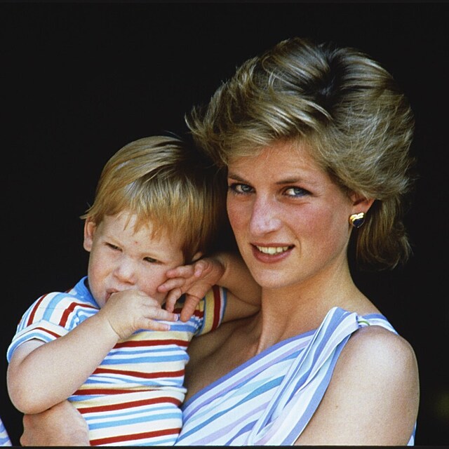 Princezna Diana a princ Harry
