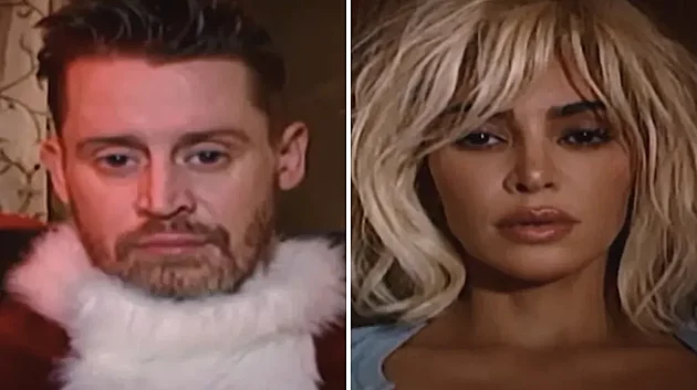 Hvězda filmu Sám doma Macaulay Culkin se objevil v nové roli – jako Santa Claus v hudebním videu ke coveru vánoční klasiky „Santa Baby“, který nazpívala Kim Kardashian.