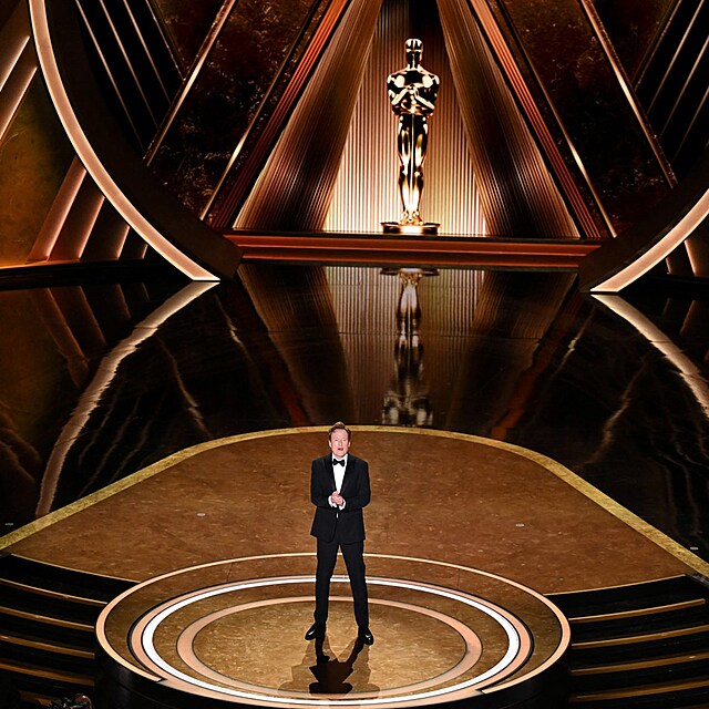 Moderátor večera Conan O’Brien