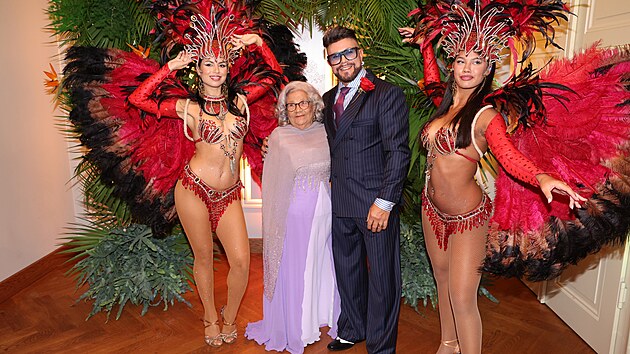 Osmany Laffita s maminkou