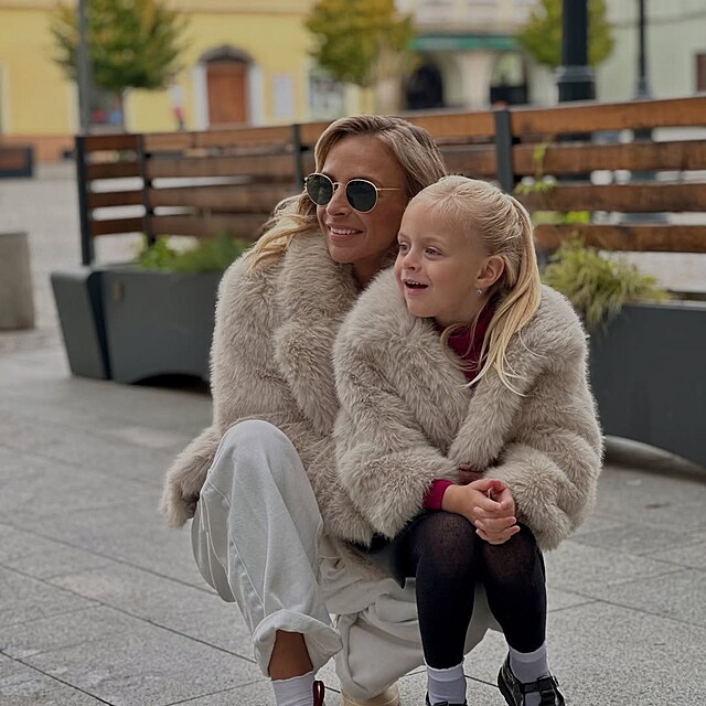 Markéta Konvičková s dcerou Amálkou