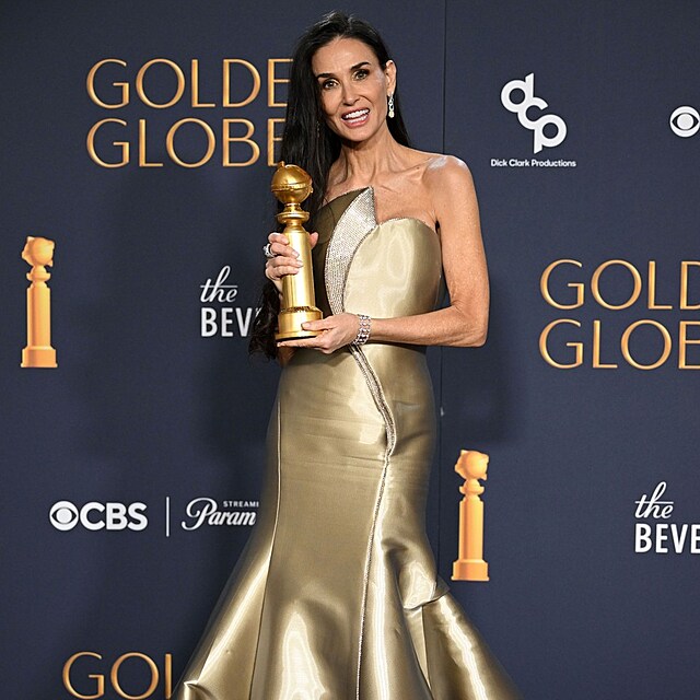 Demi Moore v lednu 2025