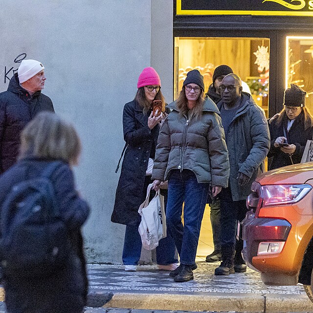 Julia Roberts měla dobrou náladu.