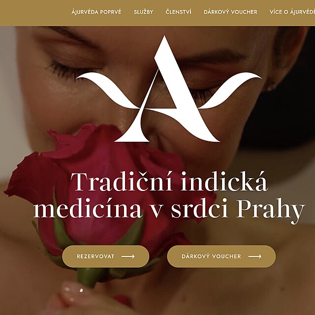 Ananda Spa se na webu prezentuje jako ájurvédské centrum v Praze.
