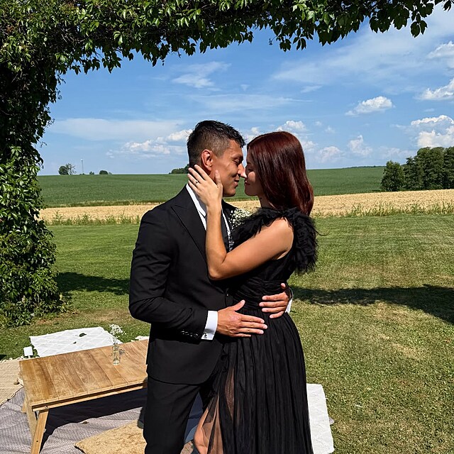 Tomáš Linh Le Sy s partnerkou Denisou Ryndovou