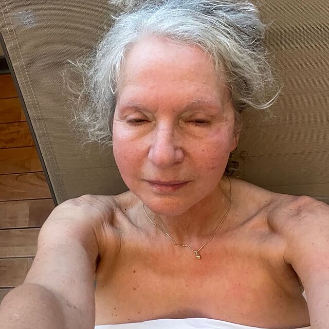 Irena Obermannová v sauně
