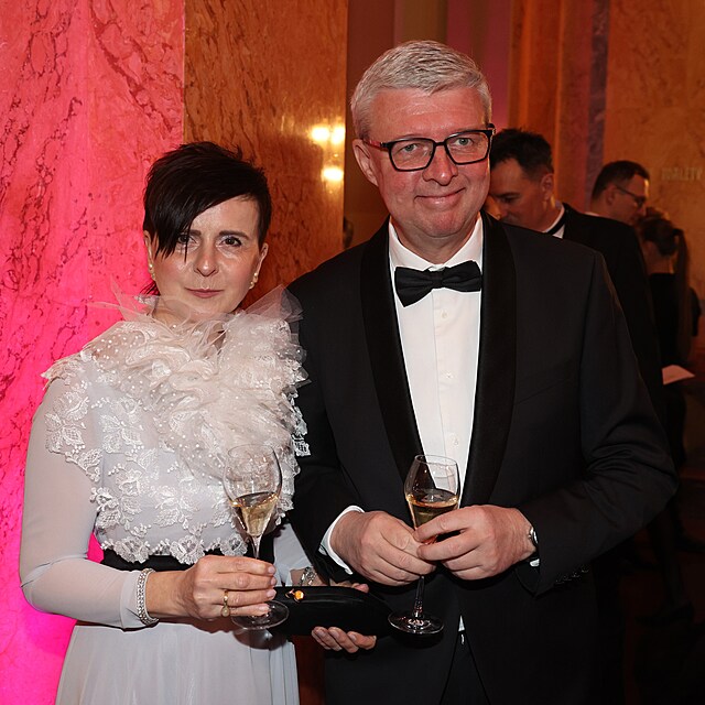 Karel Havlíček s manžekou