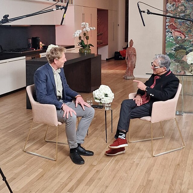 Karel Janeček a Deepak Chopra