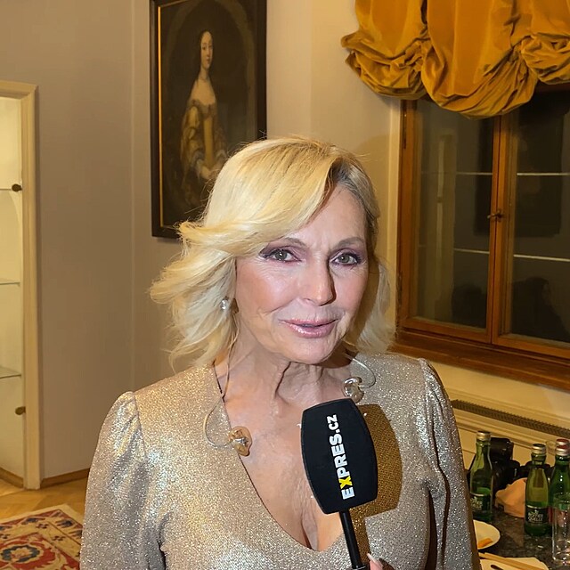 Helena Vondráčková exkluzivním plese Class of 2026, který se konal v Lobkowiczkém paláci na Pražském hradě.