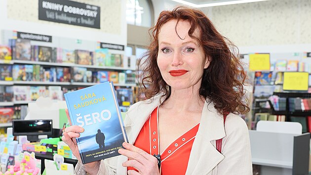 S&aacute;ra Saudkov&aacute; představila svou novou knihu &Scaron;ero.