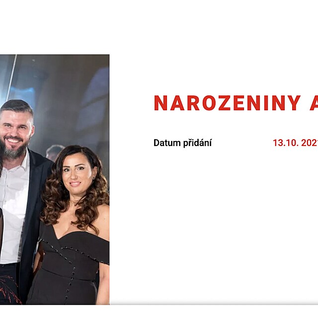 Oficiální web Lucie Bílé zveřejnil v říjnu 2021 příspěvek nazvaný Narozeniny Auta Super.
Lucie Bílá děkuje za narozeniny Auta Super