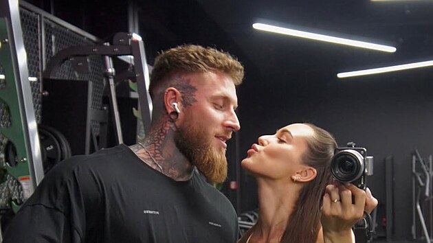 Adriana Krištofová se svým partnerem Janem Peškem