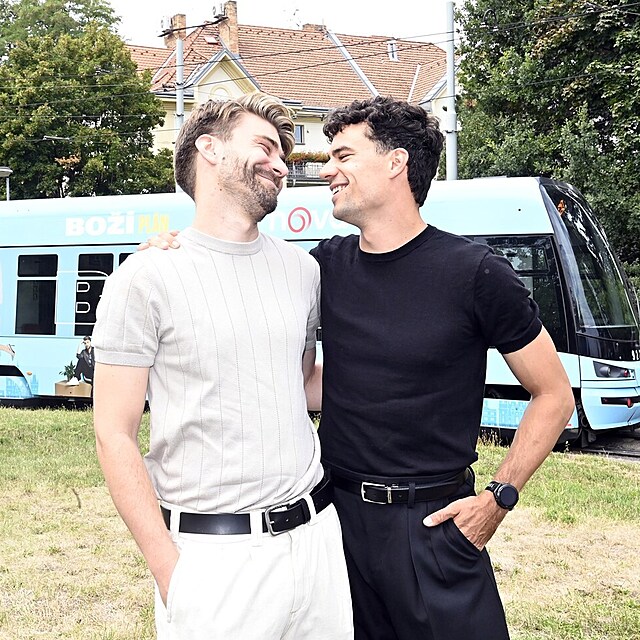 Setkání herců a tvůrců nového seriálu Boží plán : Filip Březina, Marek Lambora,