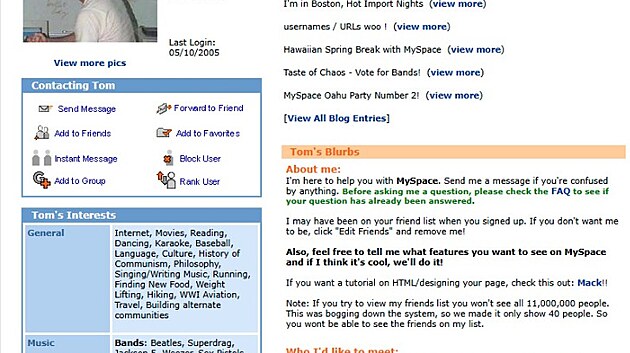 Myspace chystá návrat