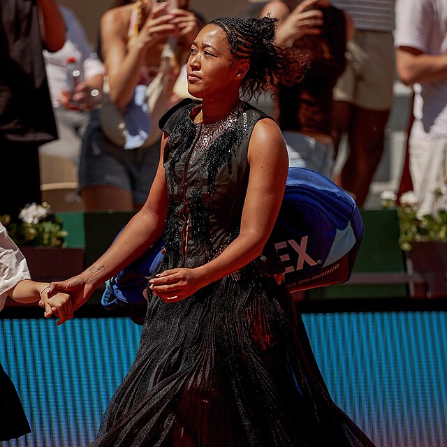 Na French Open vsadila pro změnu na černou.