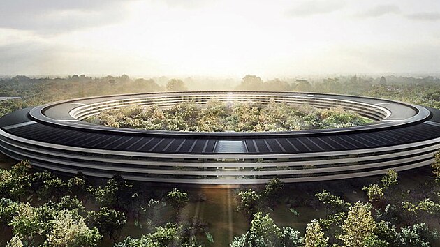Apple Park - Cupertin. Ilustrační foto ze Silicon Valley.