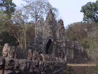 msto Angkor Thom v Kambodi