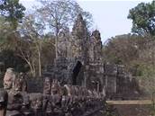 msto Angkor Thom v Kambodi