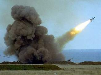 Odpálení protiletadlové rakety