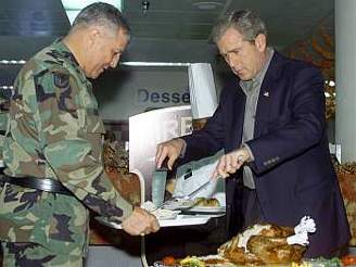Bush pipravuje krocana