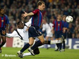 Heskey a De Boer