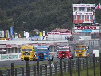 Start závodu Race Truck