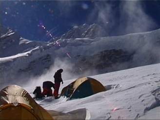 Výkový tábor eských horolezc C1v 6400 m.n.m.