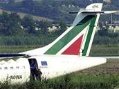 Letdlo Alitalia na letiti v Ancon