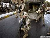 Vojáci zajiují sted Bagdádu