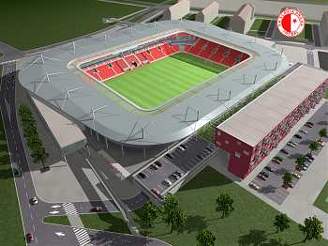 Maketa stadionu Slavie